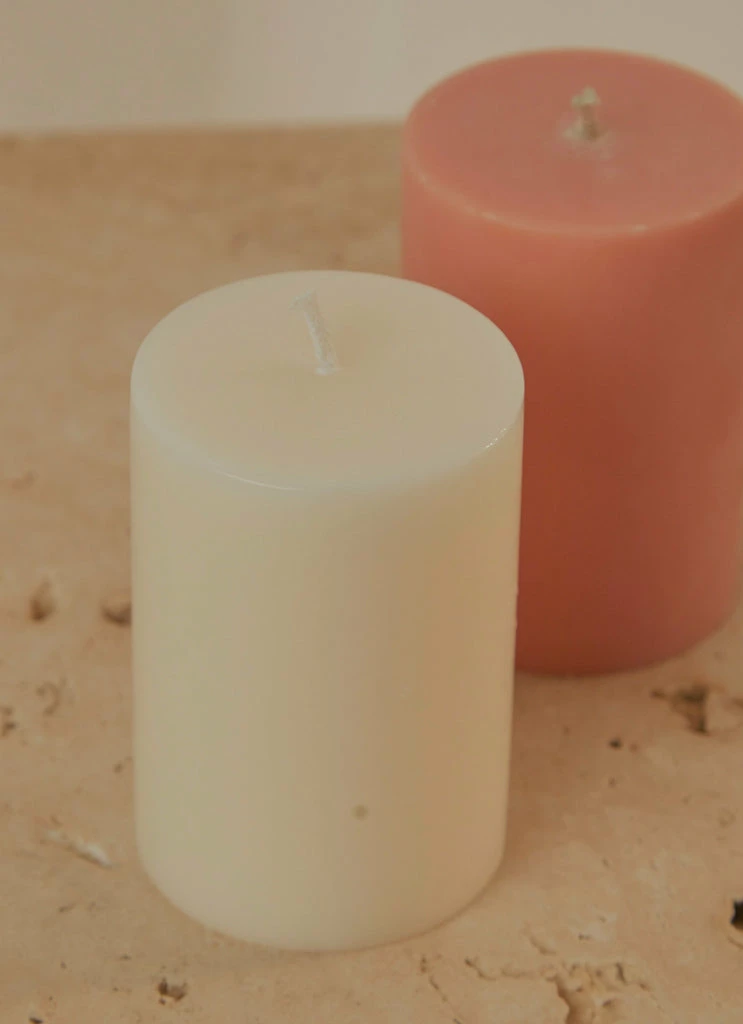 Candle Co - Moreton Eco Slim Pillar- 5cm X 7.5cm - Ivory 4 Candle Co - Moreton Eco Slim Pillar- 5cm X 7.5cm - Ivory - Image 2