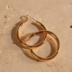 Peppermayo - Heritage Hoop Earrings - Gold -Accessories Shop a366b51013e144cdb1f76cfe77b23096 1024x1024