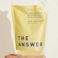 The Answer - Hand Sanitiser - 1L - Lemon Ironbark & Native River Mint