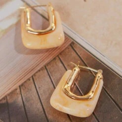 Peppermayo - Peaceful Groove Earrings - Beige -Accessories Shop a64a5de48f7c4799a4b953675550cb6f 1024x1024