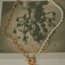 Peppermayo - Story Telling Necklace - Gold/ Pearl -Accessories Shop a77602a5461745f38fa54646fe7c5bec 1024x1024