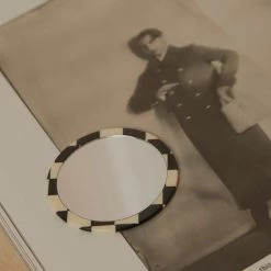 Peppermayo - Irina Mini Hand Mirror - Black And White Check -Accessories Shop b31efce1665d4aa5bcaad6e9b46201d1 1024x1024