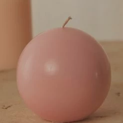 Candle Co - Moreton Eco Ball Candle- 7.5cm - Blush Pink -Accessories Shop b5aa7ea0528e4643aeb7ec084649a5e5 1024x1024