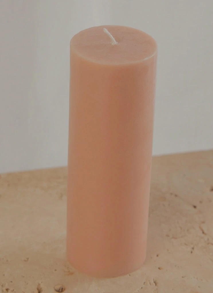 Candle Co - Moreton Eco Slim Pillar- 5 X 15cm - Toffee 6 Candle Co - Moreton Eco Slim Pillar- 5 X 15cm - Toffee - Image 4