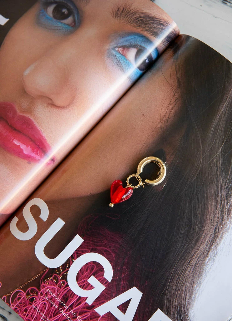 Peppermayo - Lana Earrings - Red Gold 5 Peppermayo - Lana Earrings - Red Gold - Image 3