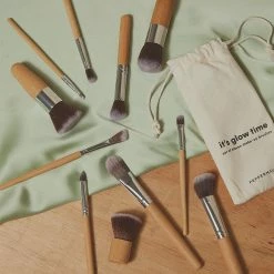 Peppermayo Exclusive - Eco Makeup Brush Set - Natural