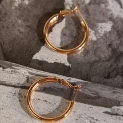 Peppermayo - Heritage Hoop Earrings - Gold -Accessories Shop c74be5d6ec9c46ad9e84effff8b334d4 1024x1024