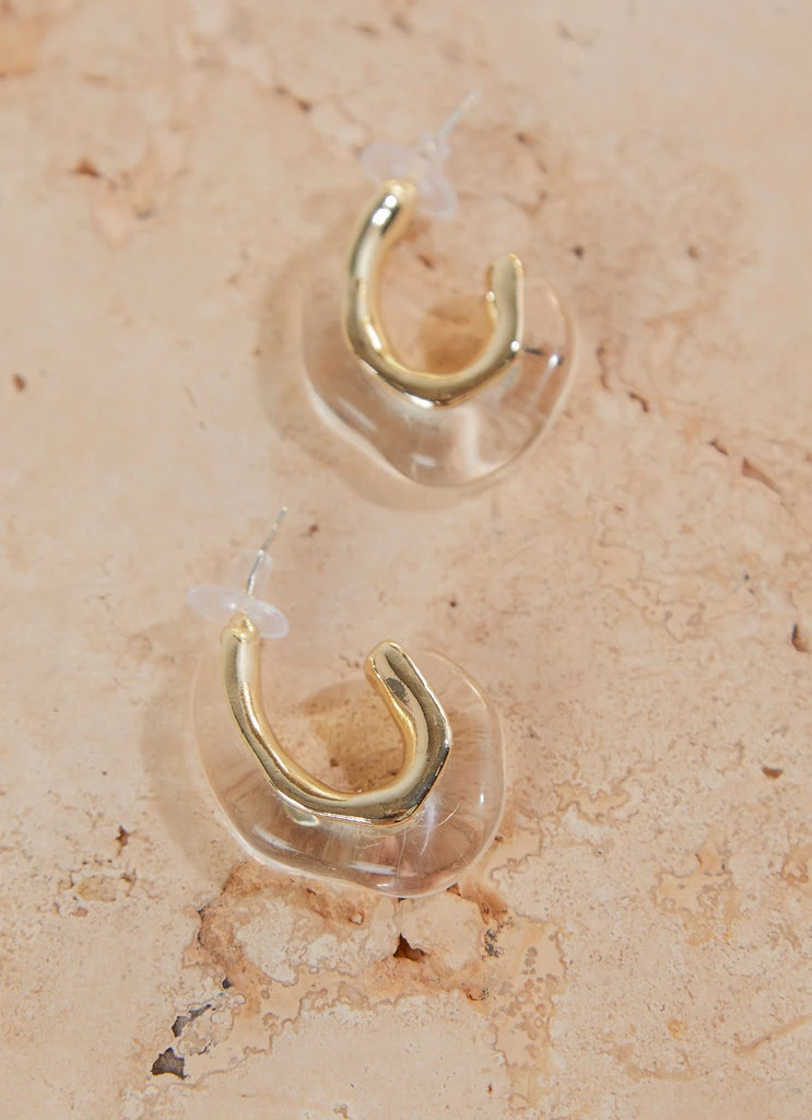 Peppermayo - Moment In Time Earrings - White 5 Peppermayo - Moment In Time Earrings - White - Image 3