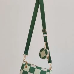 Riley Hubatka X Peppermayo - Laguna Cross Body Bag - Green Check -Accessories Shop d20789f6a2c04d7f93a42494d5218cd8 1024x1024