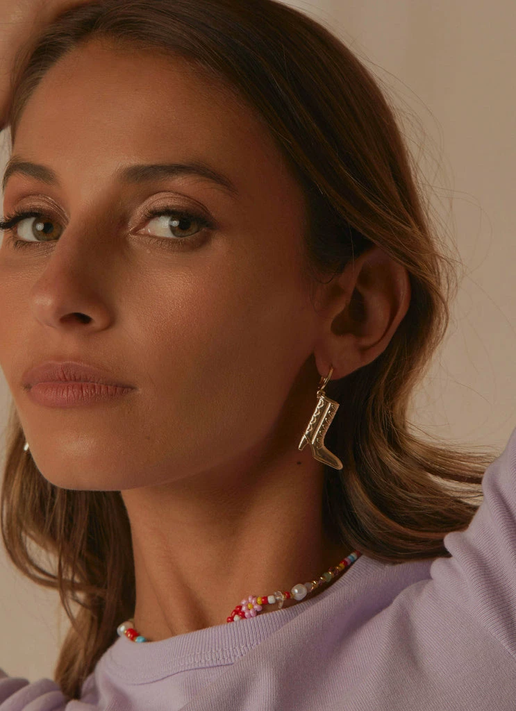 Peppermayo - Old Town Earrings - Gold 4 Peppermayo - Old Town Earrings - Gold - Image 2