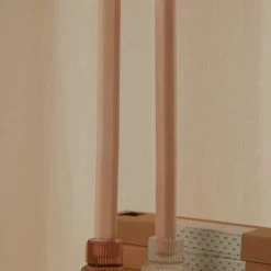 Candle Co - Moreton Eco Hexagonal Dinner Candle 2 Pack - Antique Pink -Accessories Shop e25524229064408dbd2922a499473c06 1024x1024