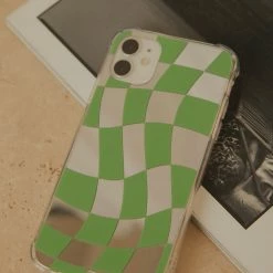 Peppermayo - Time Warp IPhone Case - Gren Warp Check -Accessories Shop e5bdcd1a8863439182f67df9b014dcd3 1024x1024
