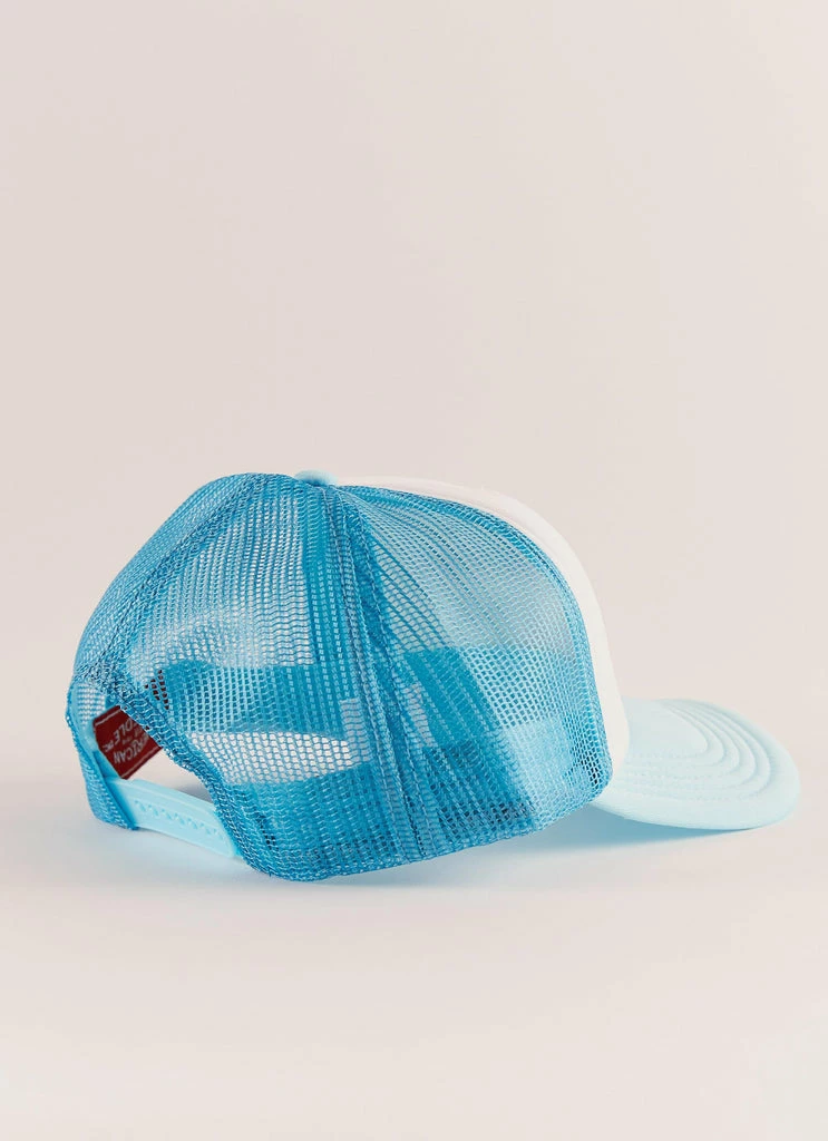 American Needle - Enjoy Coke Sinclair Trucker - White And Blue 6 American Needle - Enjoy Coke Sinclair Trucker - White And Blue - Image 4