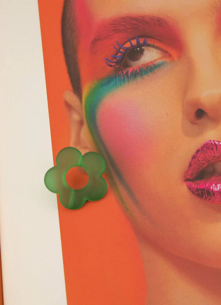 Peppermayo - Somebody Else Earrings - Green 4 Peppermayo - Somebody Else Earrings - Green - Image 2