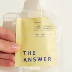 The Answer - Hand Sanitiser - 50ML - Lemon Ironbark & Native River Mint