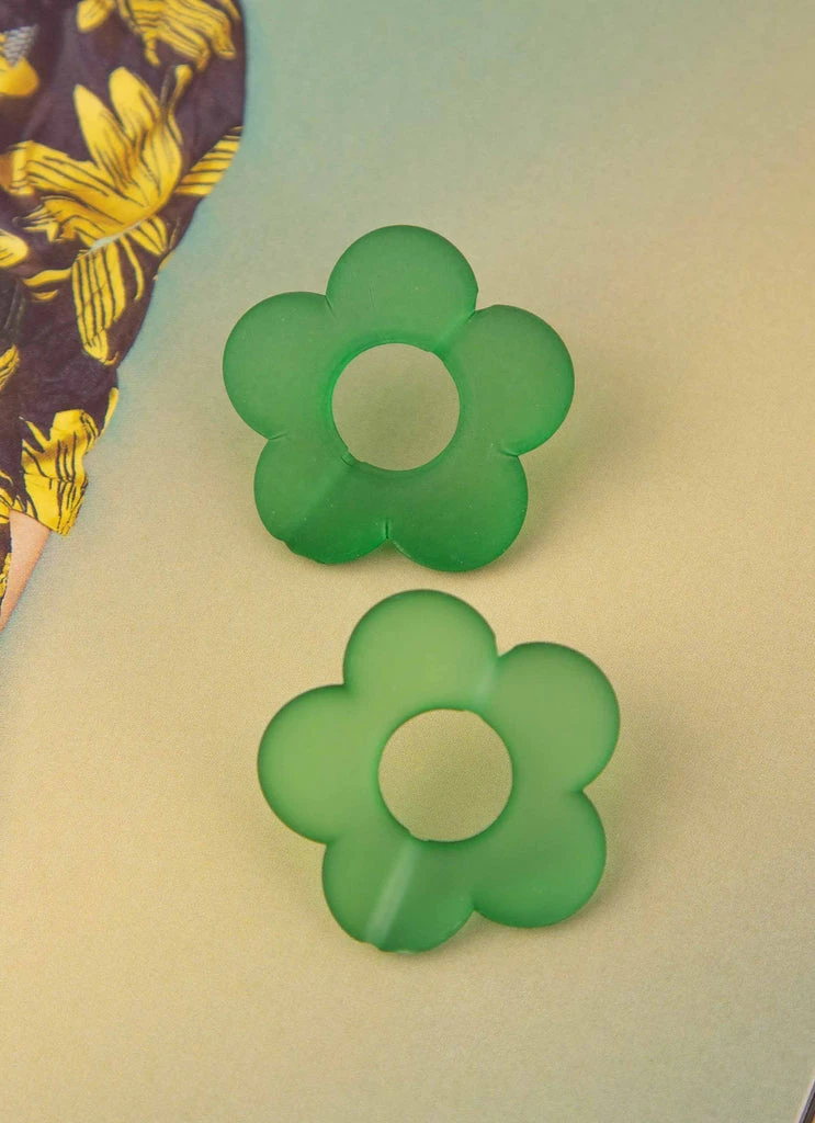 Peppermayo - Somebody Else Earrings - Green 5 Peppermayo - Somebody Else Earrings - Green - Image 3